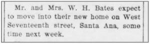 Migration - WH Bates New House-1908